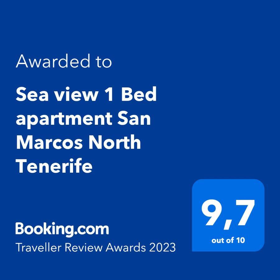 Sea View 1 Bed Studio Apartment San Marcos North Tenerife Eksteriør billede